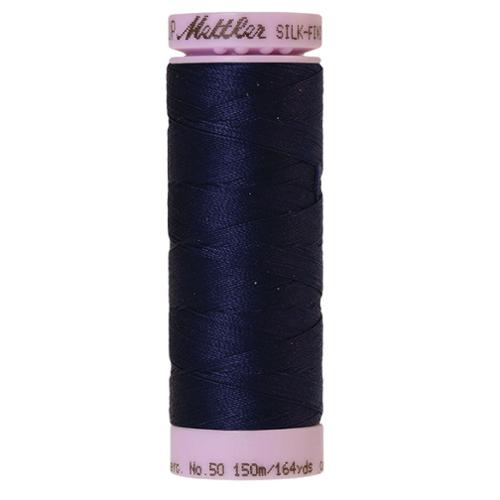 Silk Finish 50wt Solid Cotton Thread - Dark Indigo