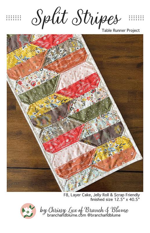 Split Stripes Table Runner Project Pattern