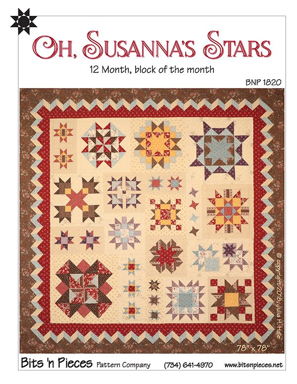 Oh, Susanna's Stars Quilt Pattern
