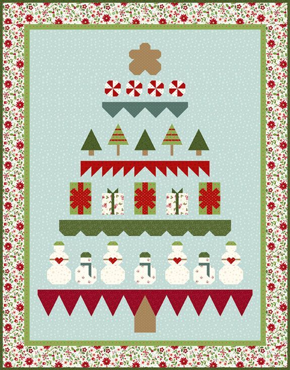 Peppermint & Pine Block of the Month