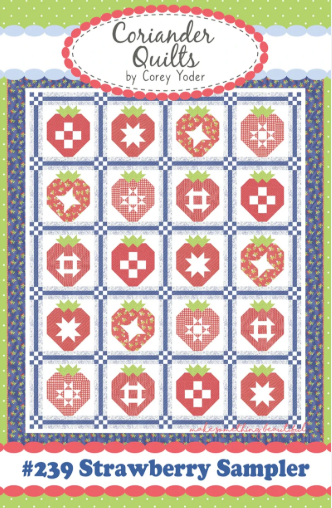 Strawberry Sampler Quilt Pattern