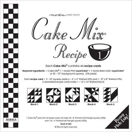Cake Mix Recipe 1 by Moda Fabrics