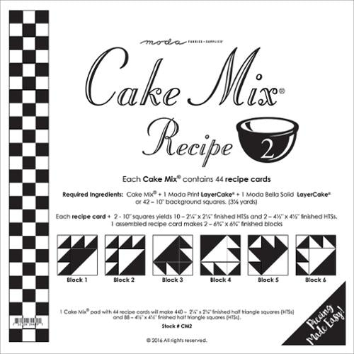 Cake Mix Recipe 2 by Moda Fabrics