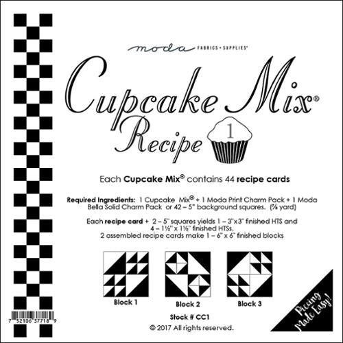 Cupcake Mix Recipe 1 by Moda Fabrics