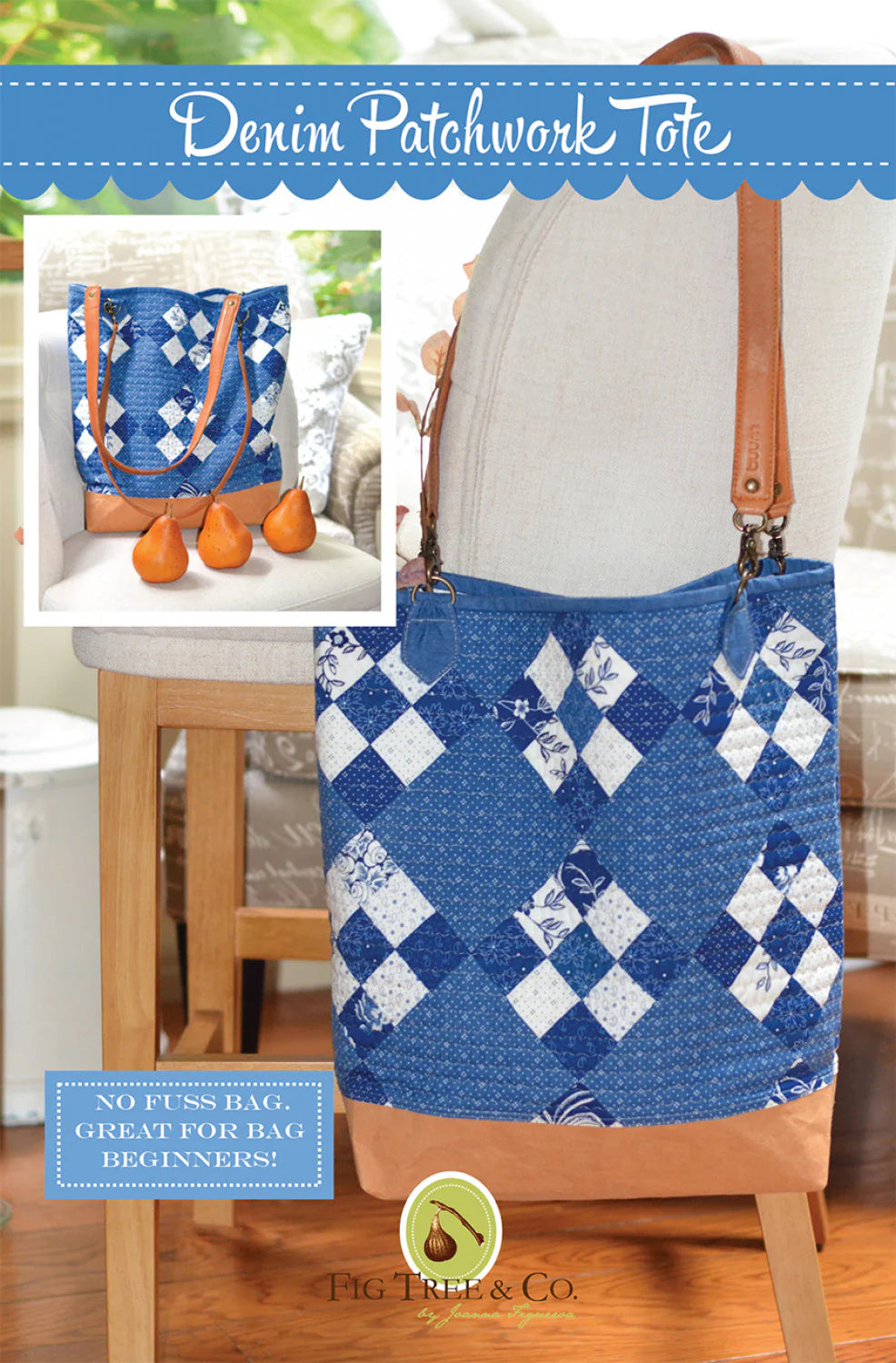 Denim Patchwork Tote Pattern