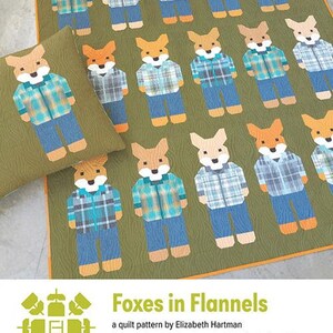 Foxes in Flannels Quilt Pattern