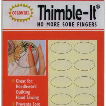 Thimble It Clear Stick On Ovals