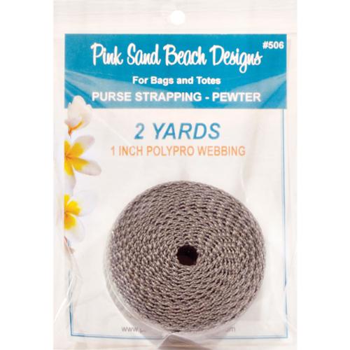 Purse Strapping - 2yds Pewter