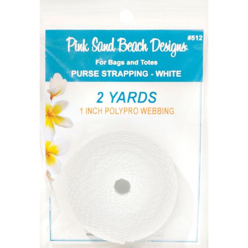 Purse Strapping - 2yds White
