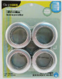 Curtain Grommets Silver 1" 8ct