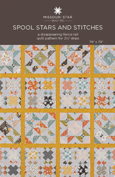 Spool Stars and Stitches Quilt Pattern