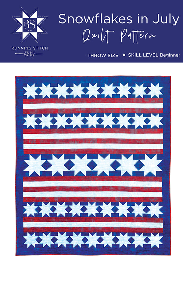 Snowflakes in July Quilt Pattern