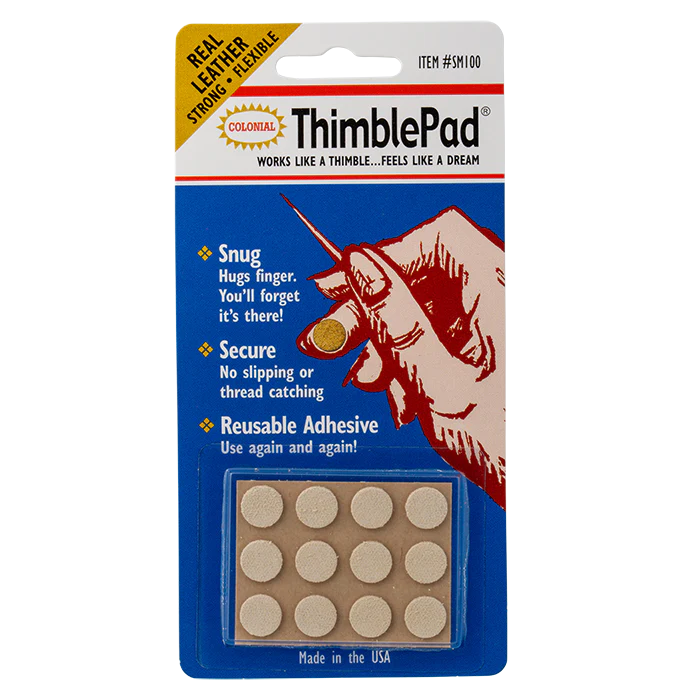 Thimblepad Leather Adhesive Thimble
