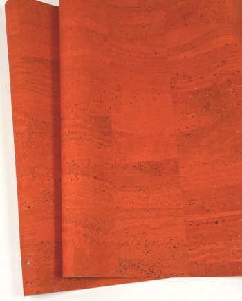 Cork Fabric - 18in x 15in Orange